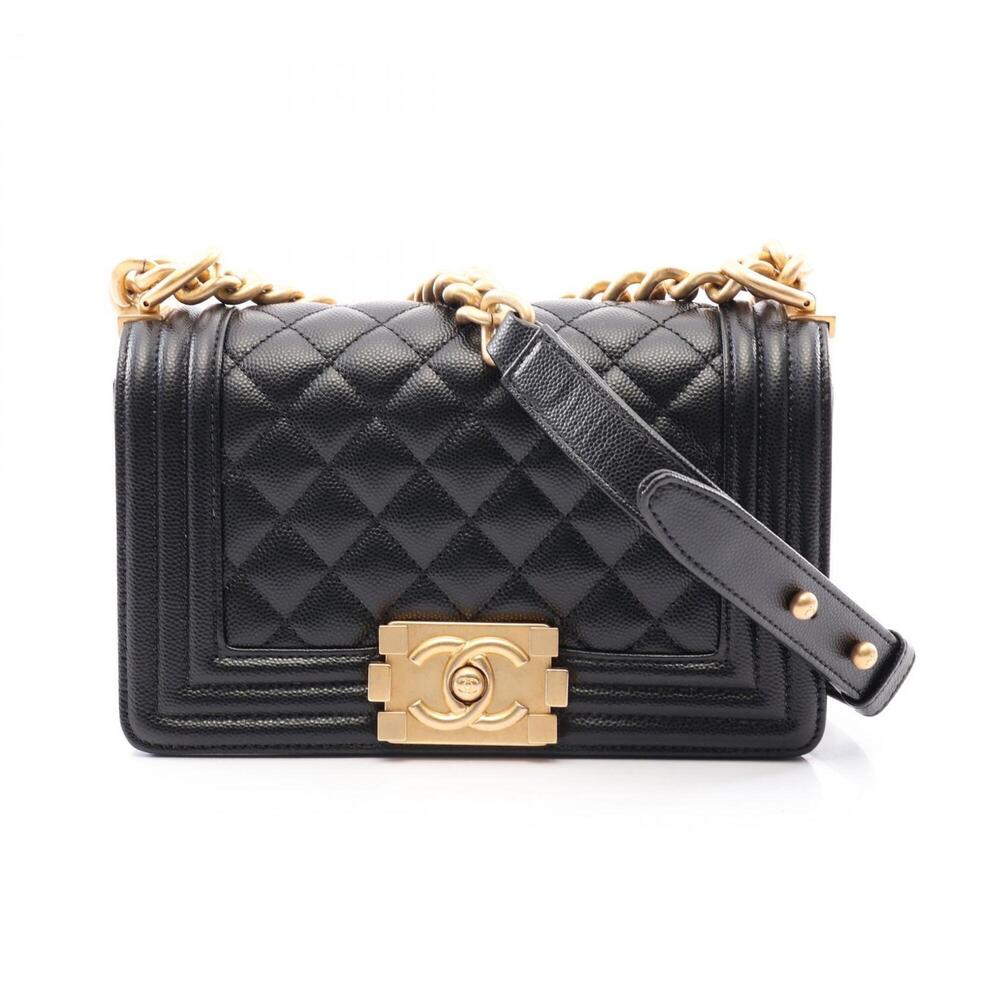 Chanel Boy Small Shoulder Bag/Handbag, Caviar Leather (Grained Calfskin), Wom...